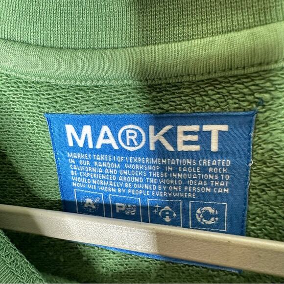 MARKET Peeking Through Crewneck Sweatshirt NWT in Small - Picture 2 of 7